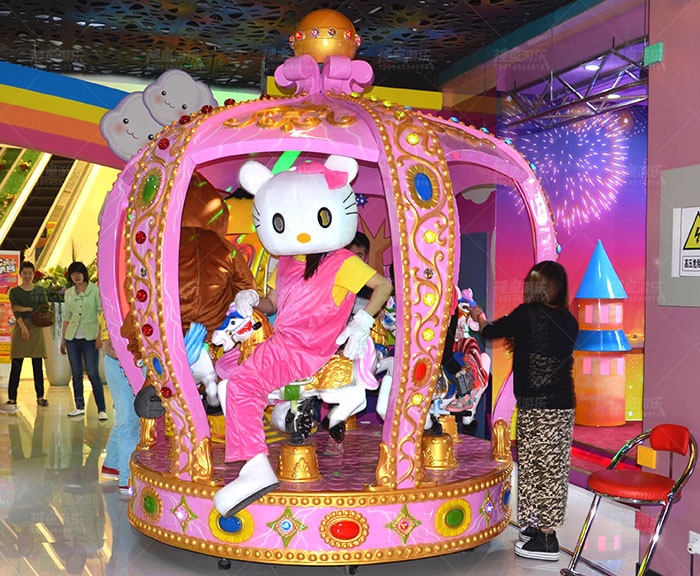 兒童樂園設備6座皇冠戰(zhàn)馬